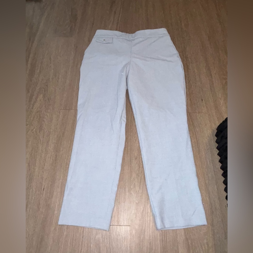 Rachel Zoe Women's Light Gray Trousers Size 10